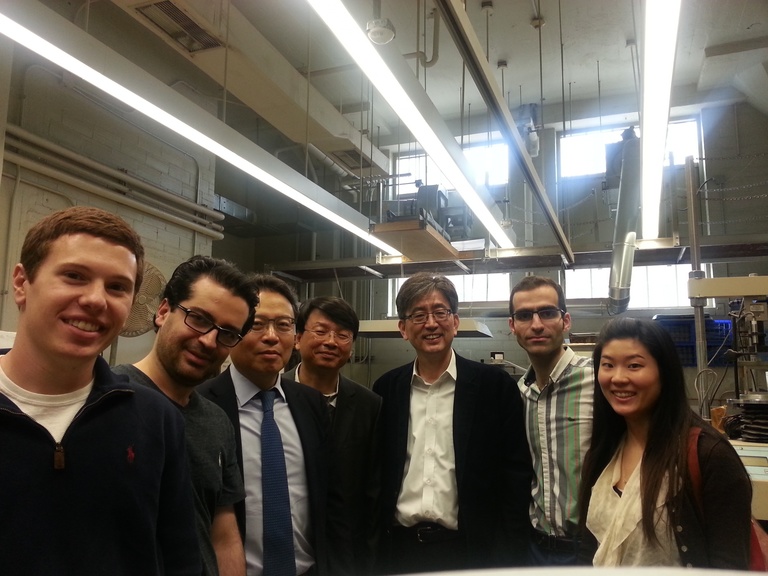 Photo: Matt Gazdziak, Ali Mokhtari, Mr.Jeong-Kyu Kim, Dr. David "Hosin" Lee, Ashkan Bozorgzad, Hannah Kim